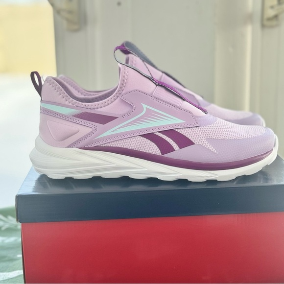 Reebok Lite Spinner Big Kid Girls Sneakers Color: Orchid Bloom Size: 7M Slip Ons - Picture 7 of 8